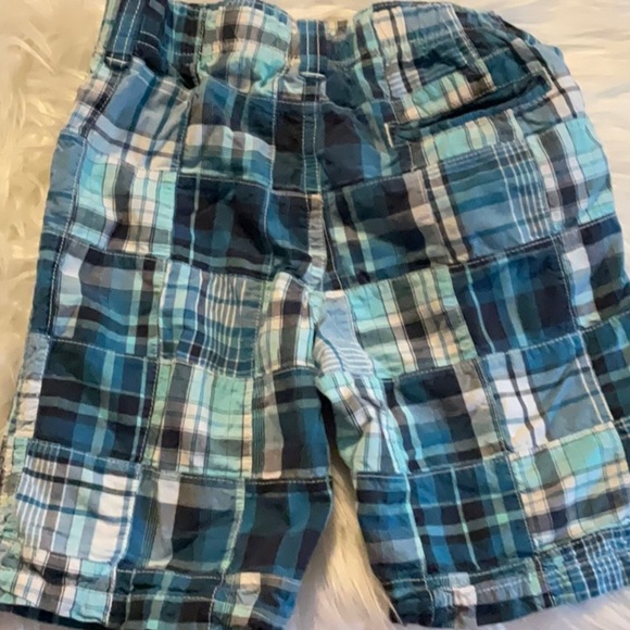 Gymboree Blue and White Madras Plaid Shorts - Picture 4 of 4